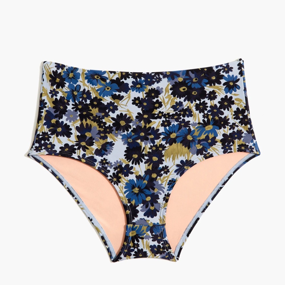 Madewell Second Wave Retro High Waisted Bikini Bottom